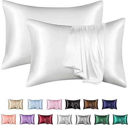 XPOWER Luxurious Silk Pillowcase Cover