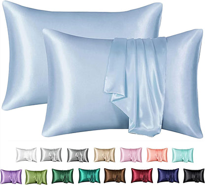 XPOWER Luxurious Silk Pillowcase Cover