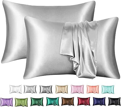 XPOWER Luxurious Silk Pillowcase Cover