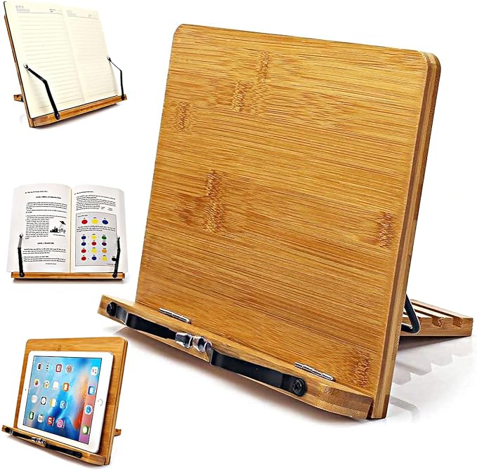 XPOWER® Bamboo Book Stand