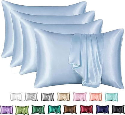 XPOWER Luxurious Silk Pillowcase Cover