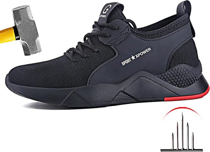 XPOWER Safety Shoes, Steel Toe Work Safety Shoes